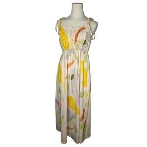 ASOS Water Color Strapless Dress